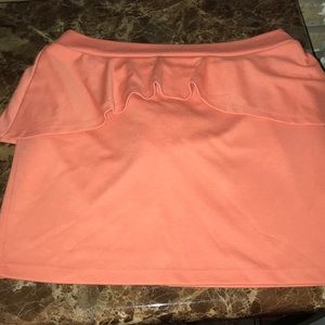 Peach Color Skirt